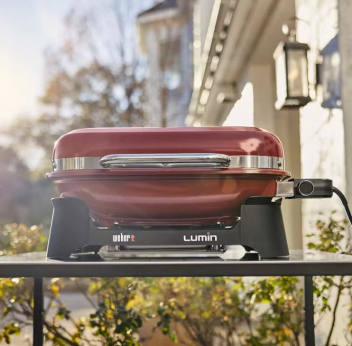 Weber Lumin Elektrogrill, Crimson Rot, 92040979